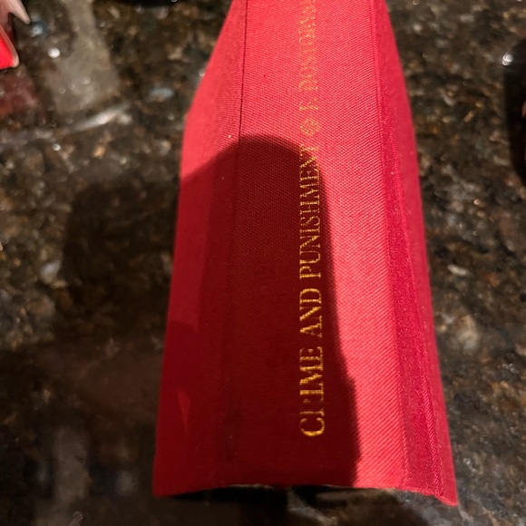 Crime and punishment Book 📕 with gold on edge - Picture 4 of 11